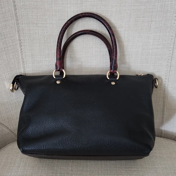 NWOT Coach Mini Emma Signature Python Accent Leather Satchel Crossbody🔥 F34281